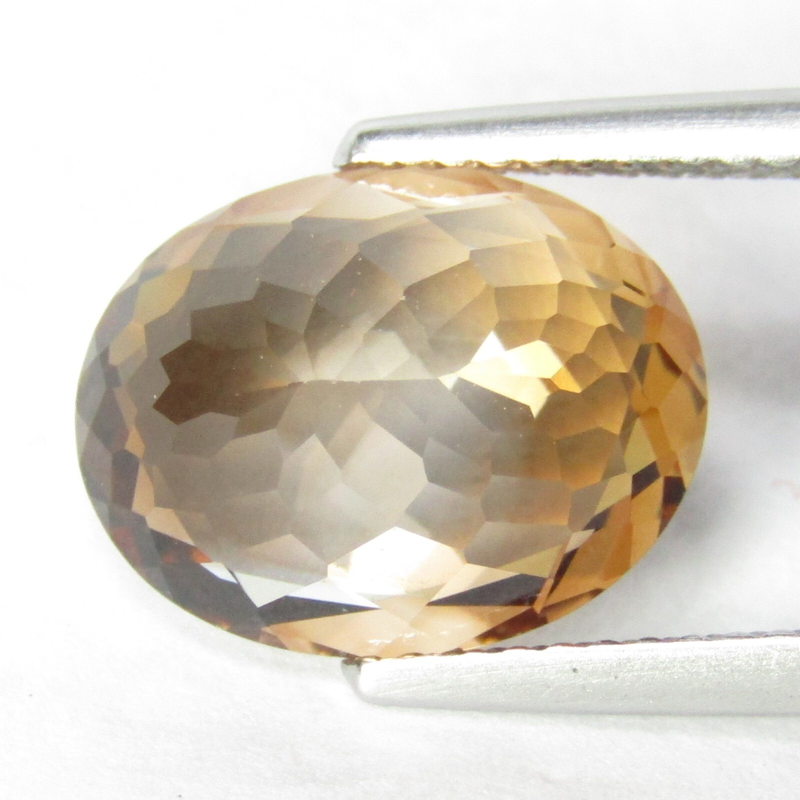 5.67Cts Charming Natural Champagne Color Champion Topaz Oval Cut Loose Gemstone