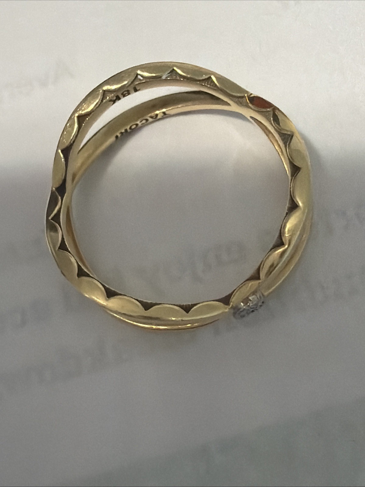 Tacori Gold Stackable Ring Eternity Band