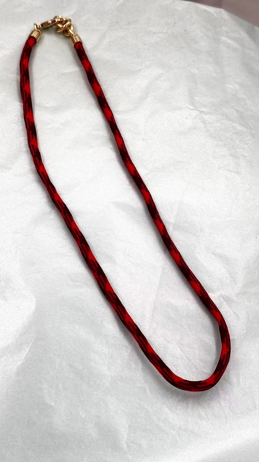 Roxanne Assoulin The Happy Cord Blood Orange Necklace