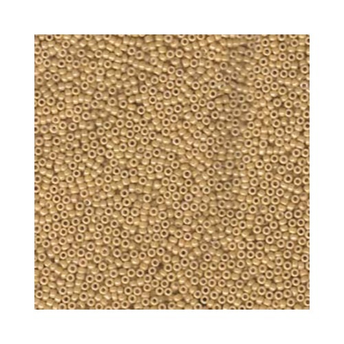 Miyuki Seed Beads 15/0 Opaque Tan 15-597 8.2g Round Glass