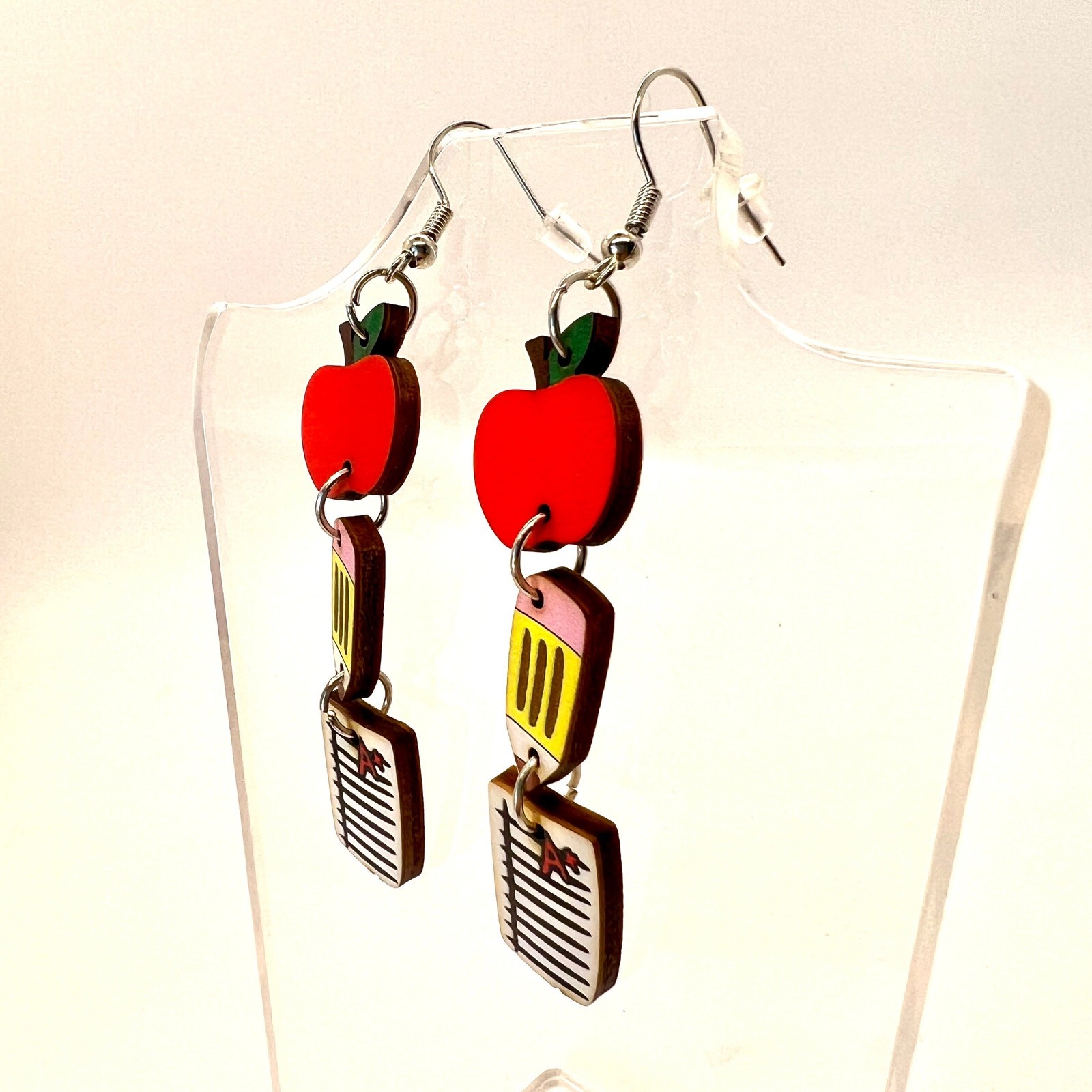 Teacher Earrings – Back to School Dangles – Classroom Appreciation Style