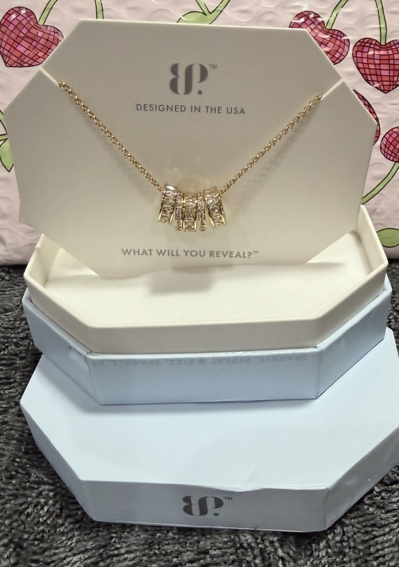Bomb Party “Her Beautiful Soul” Lemon CZ Gold Necklace NK25757