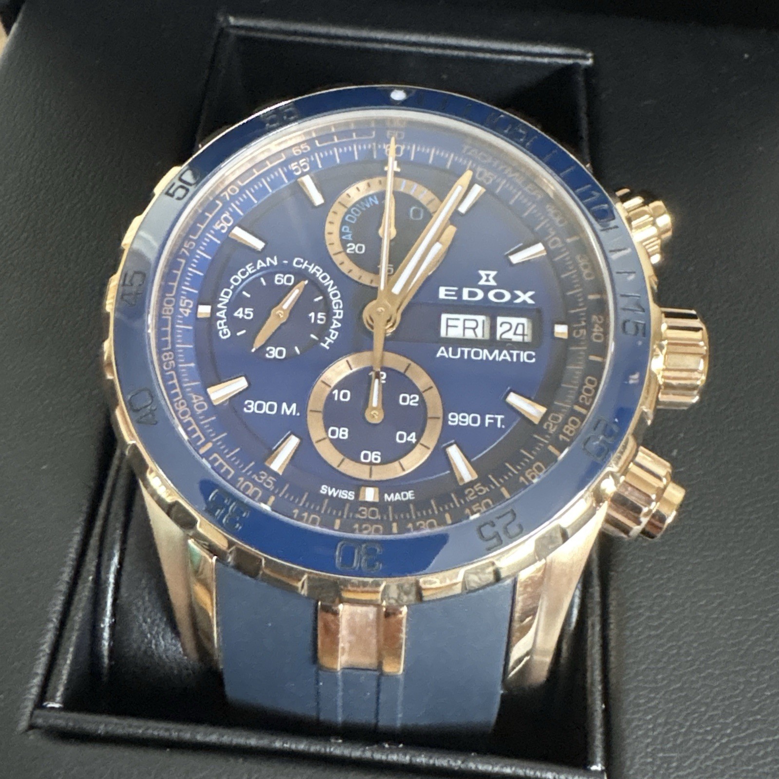 EDOX Grand Ocean 01123-37RBU5-BUIR5, Pre-owned