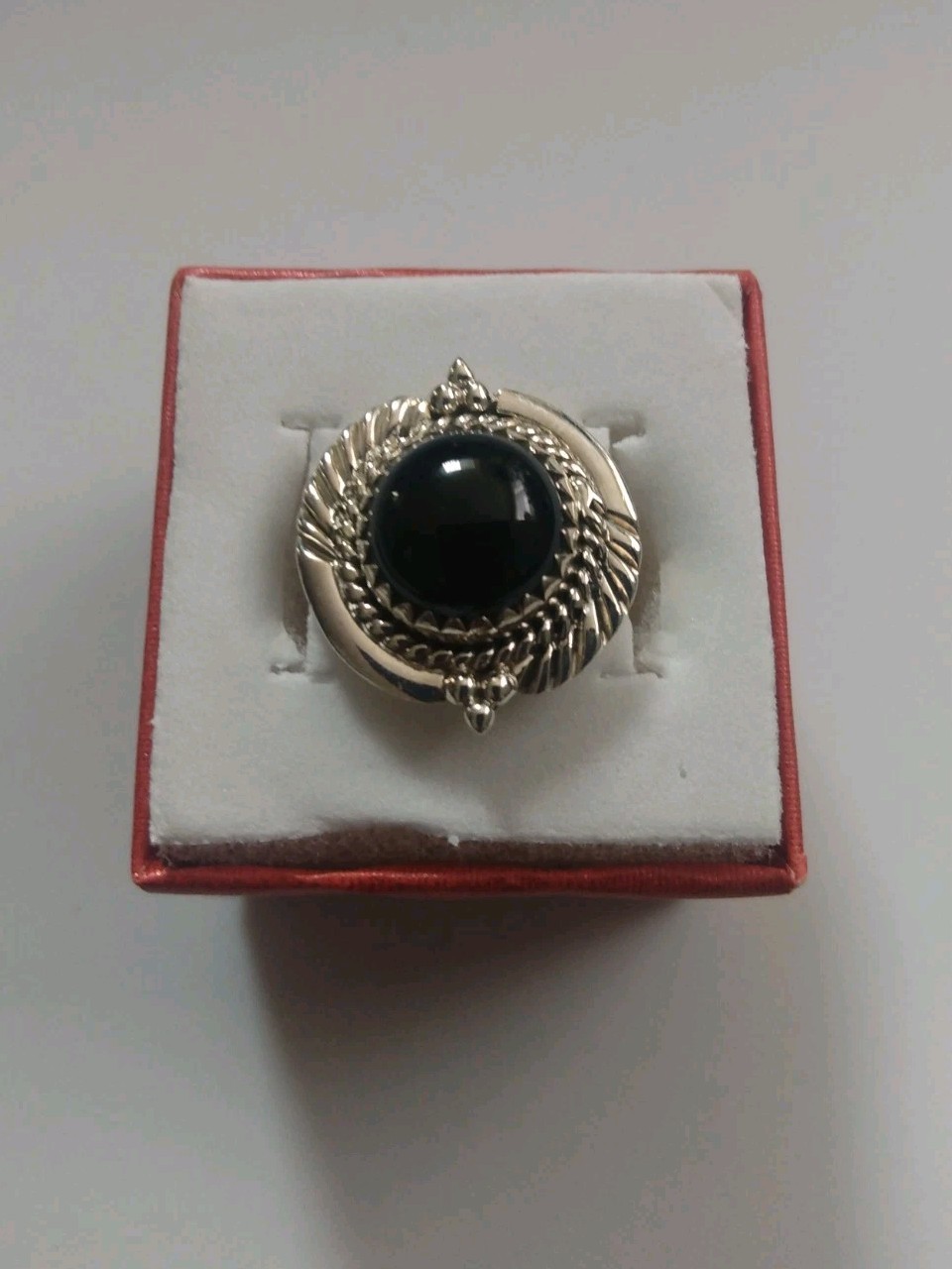 Black Onyx Gemstone Handmade 925 Sterling Silver Jewelry Ring Size 5 & 6.00 G
