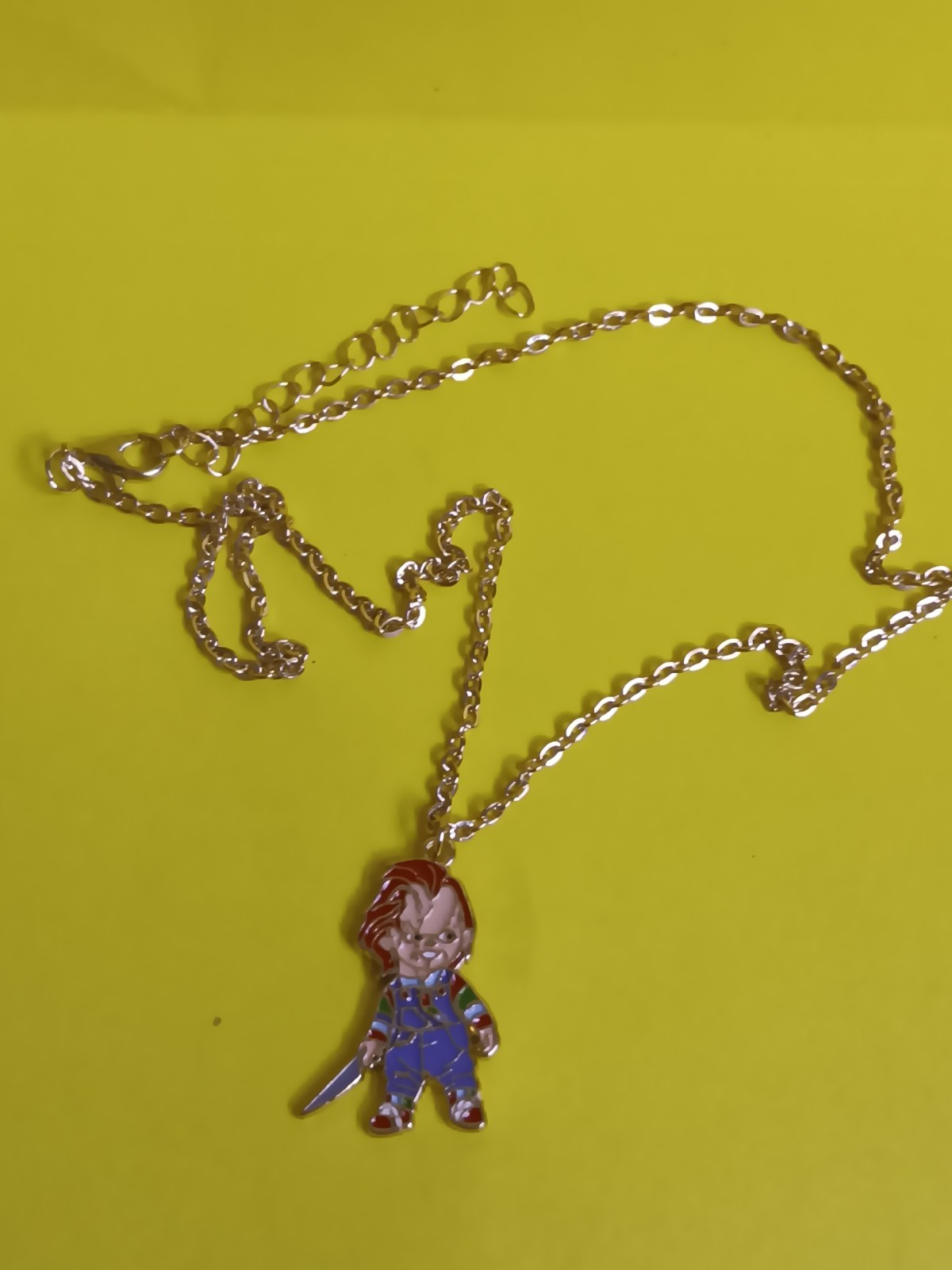 CHILDS PLAY CHUCKY NECKLACE 18″ TO 20″ CHAIN