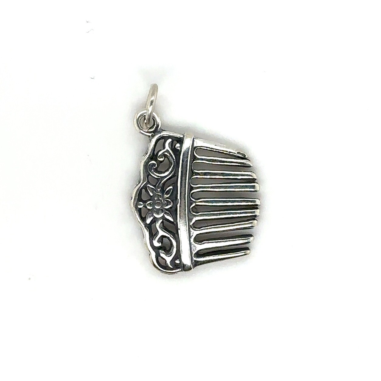 Shube’s Dakota West Sterling Silver Victorian Style Hair Comb Charm / Pendant 2g