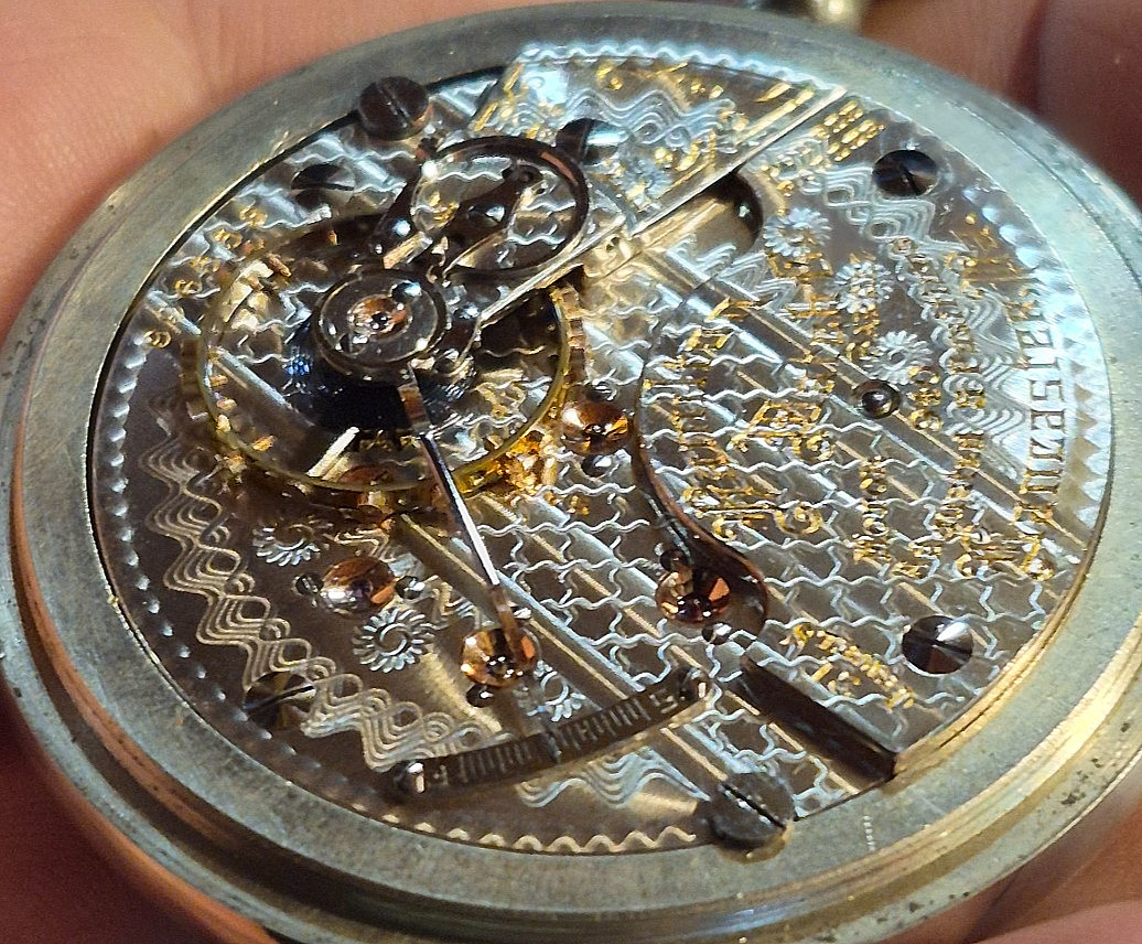 1903 Hamilton 940 21Jewel 18s Scarce Railroad Watch. Display back ~ Serviced!
