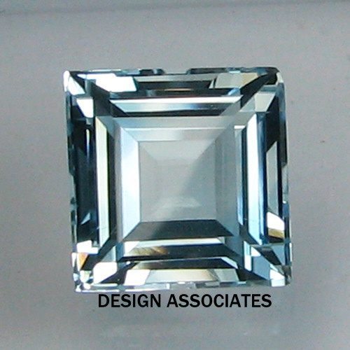 SKY BLUE TOPAZ 11.00 MM SQUARE CUT AAA