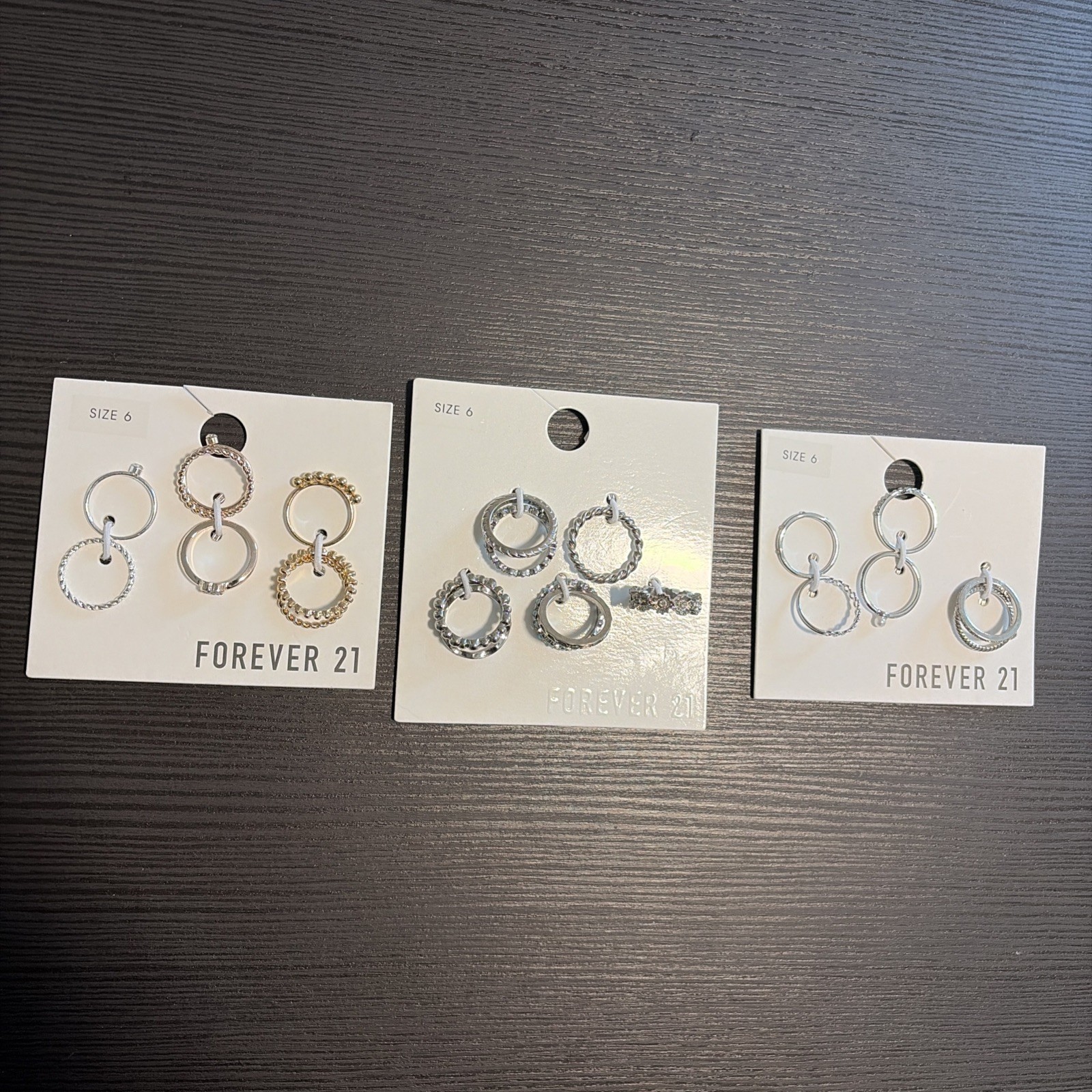 Forever 21 Jewelry. Chain. Ring. Earrings All New 7 Pieces
