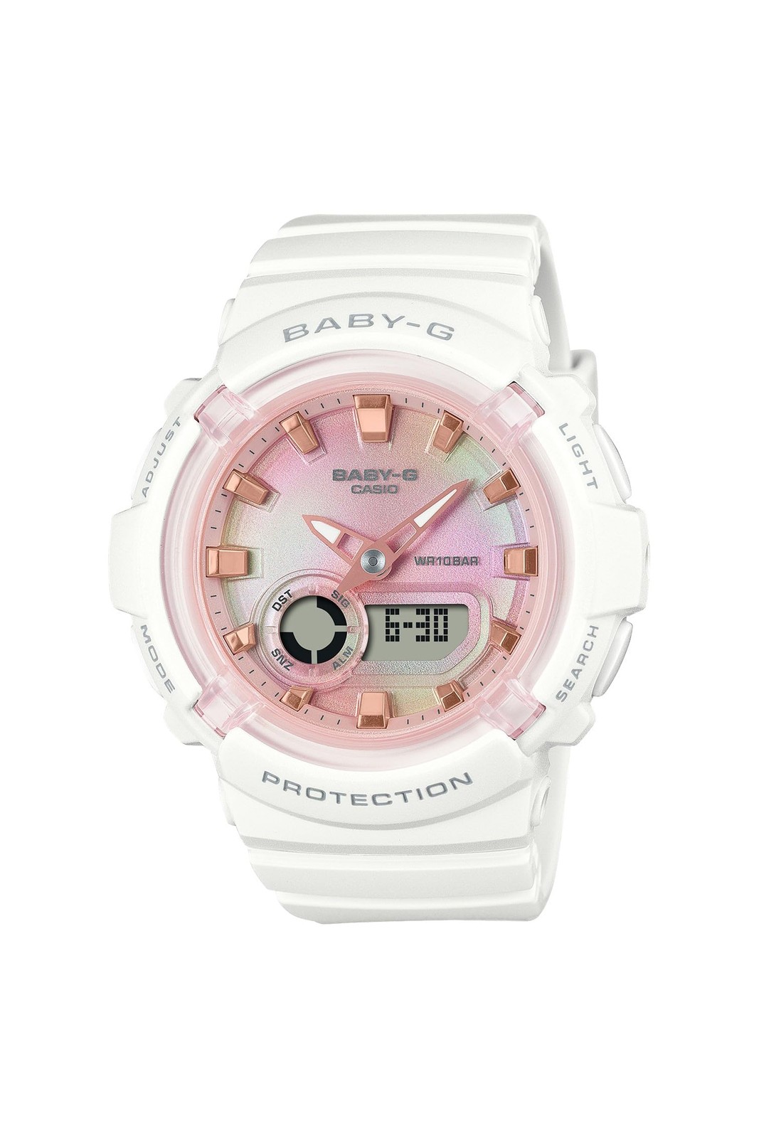 Casio Baby-G BGA-280TD-7AJF Ladies Watch, White