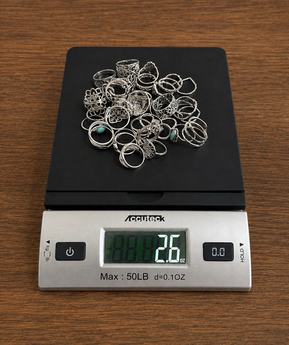 NWT WHOLESALE 36pc LOT NEW 925 Sterling Silver Size 5, 6, 7, 8 Rings Resale!