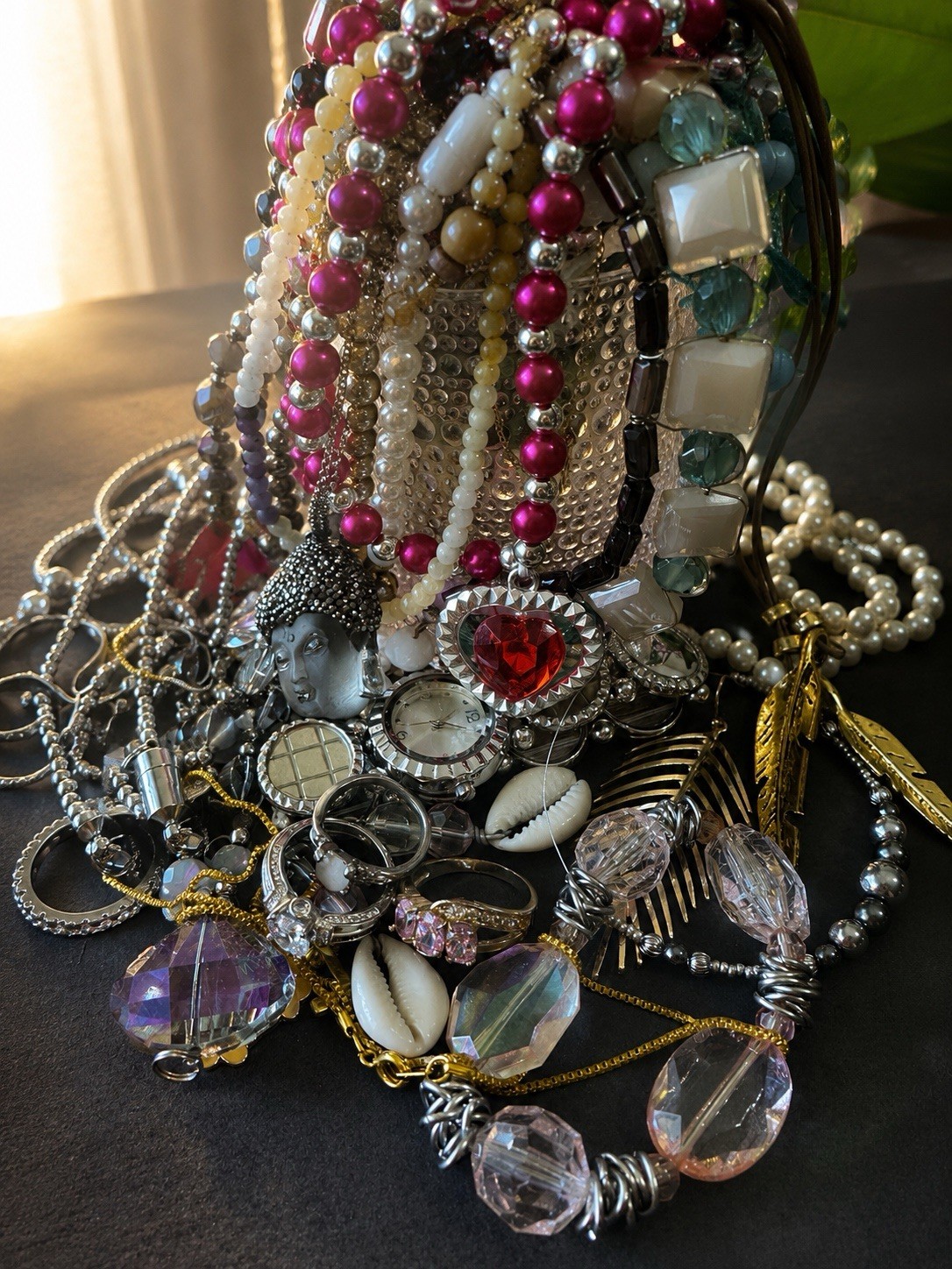 vintage mystery jewelry jar lots