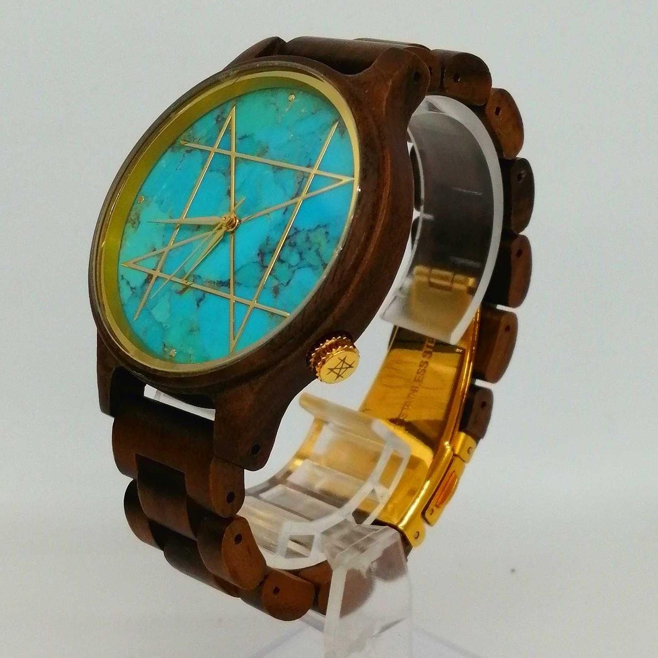 NOZ QTURQUOISEWAL quartz watch Authentic From Japan