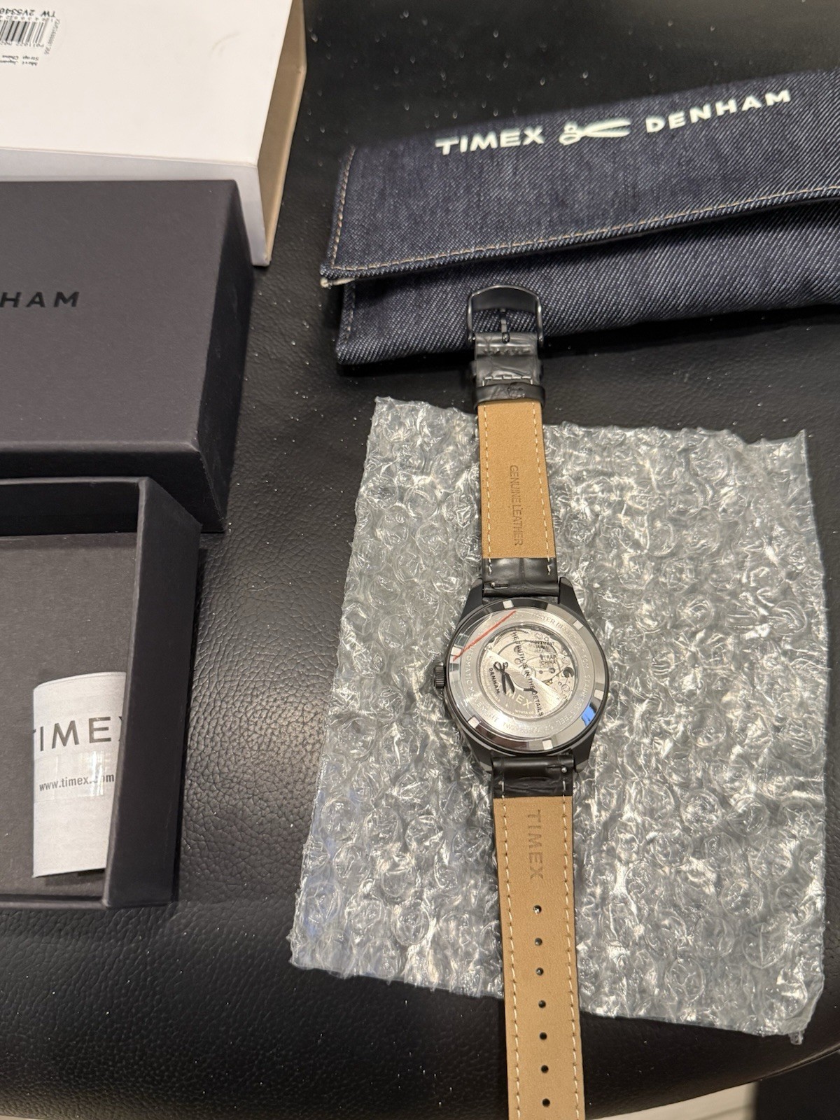 TIMEX X DENHAM WATERBURY TRADITIONAL AUTOMATIC 42MM WATCH NEW UNWORN