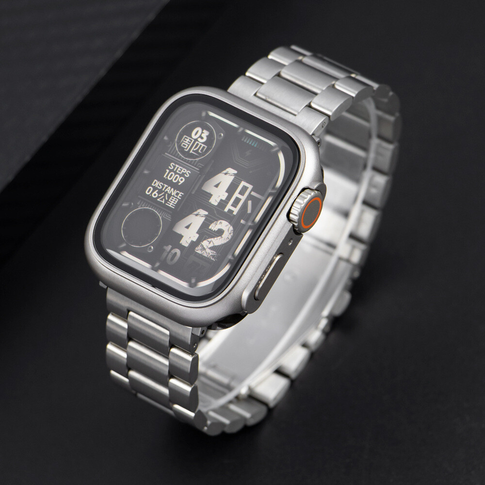 Stainless Steel Band +Case For Apple Watch iWatch 9 8 7 6 5 4 SE 41/40/44/45mm