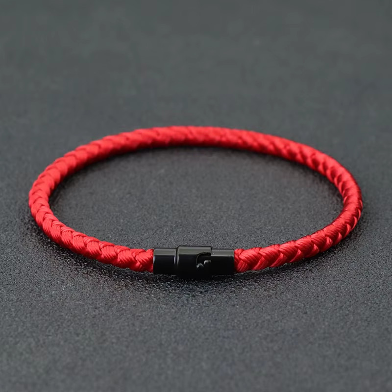 Grade a Keel Rope Bracelet Men Femme Lucky Red Thread Braclet Attract Mirco Mage