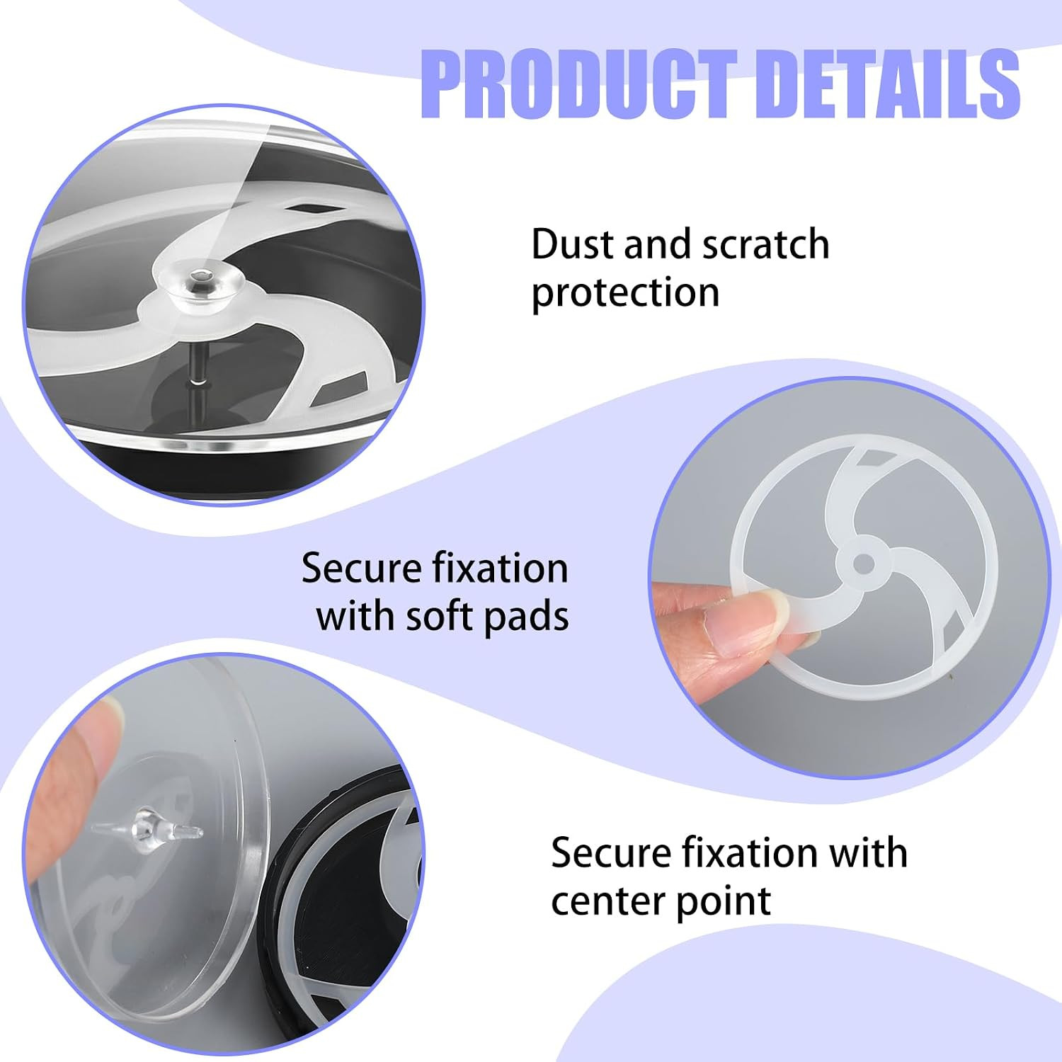 2 Pcs Dust Proof Watch Movement Holder, Portable Watch Dial Storage Box, Travel