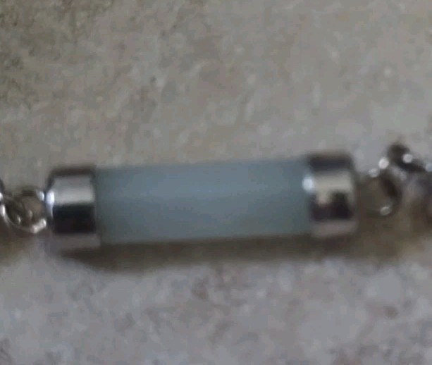 Multi-Stone 925 Sterling Silver Tube Cylinder Link Bracelet
