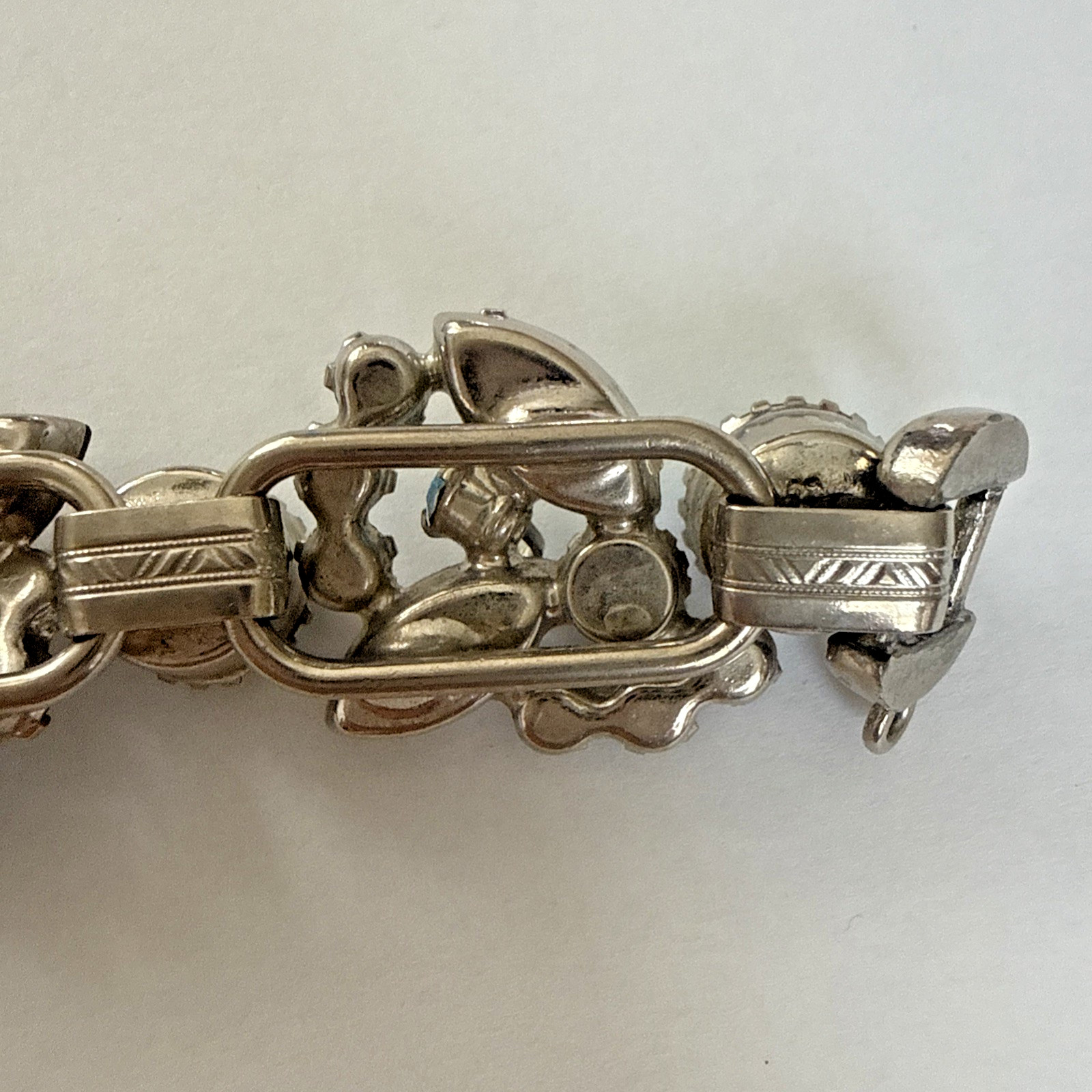 Juliana Delizza & Elster 5 Link Blue Aurora Borealis (AB) Bracelet READ