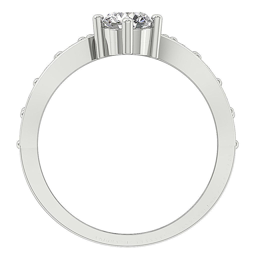 Forever Us Two Stone Lab Grown Diamond Solitaire Ring VS F 1.15Ct 14K Solid Gold