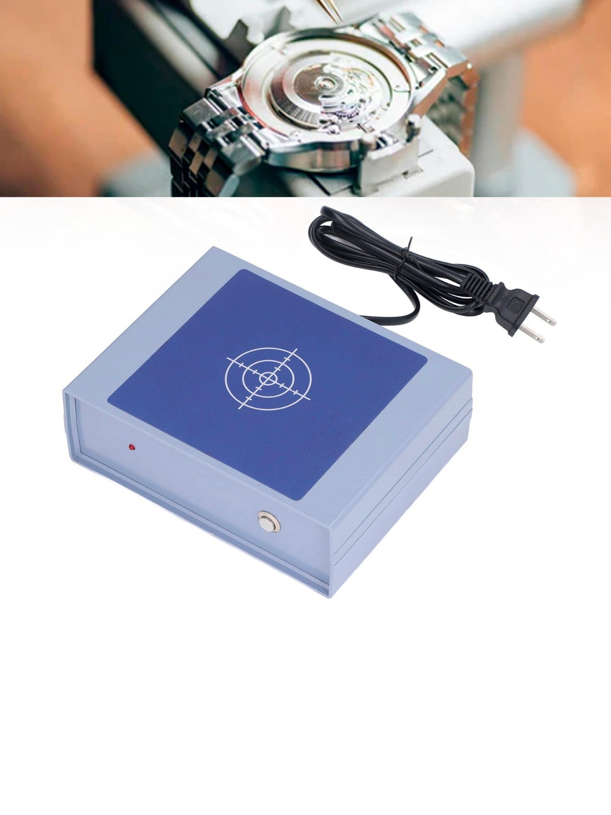 Compact Watch Demagnetizer Tool – Professional Repair Kit for Watchmakers