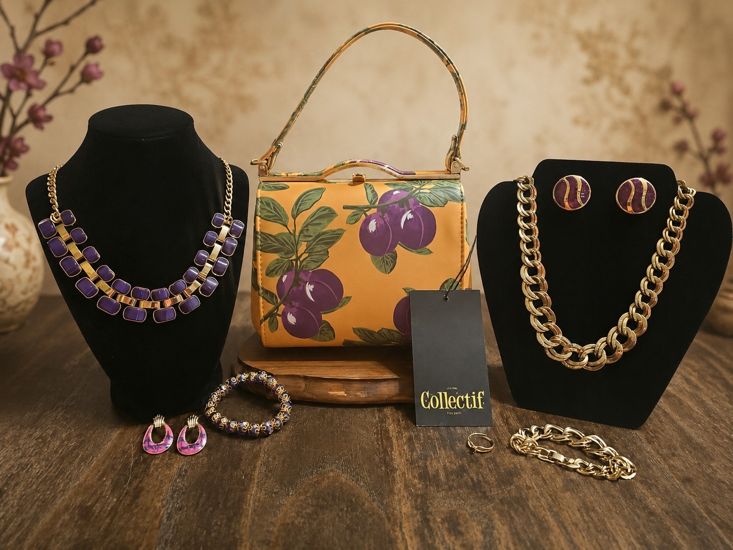 She’s Plum Perfect Purse & Jewelry Bundle