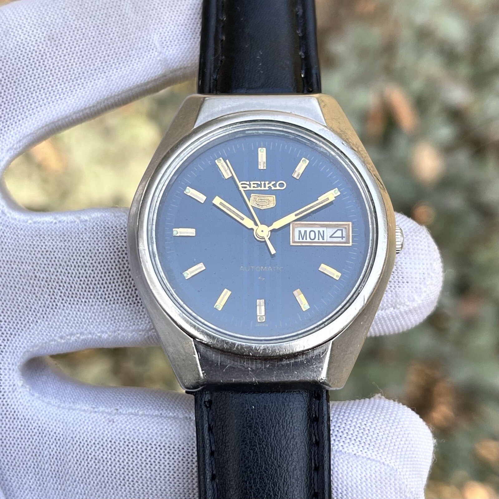 Vintage Seiko 5 Automatic Dress Formal Japan Made Men’s Watch 6310-8130
