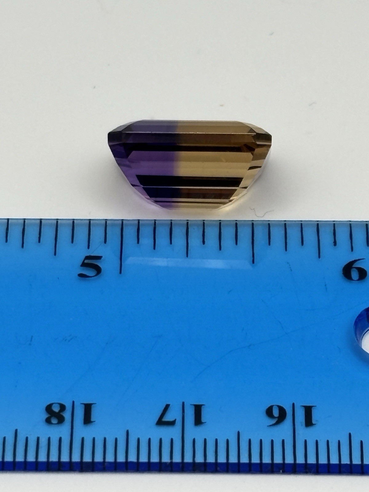 Beautiful Approx 9.2 CT 16x12mm Ametrine Gemstone Emerald Cut