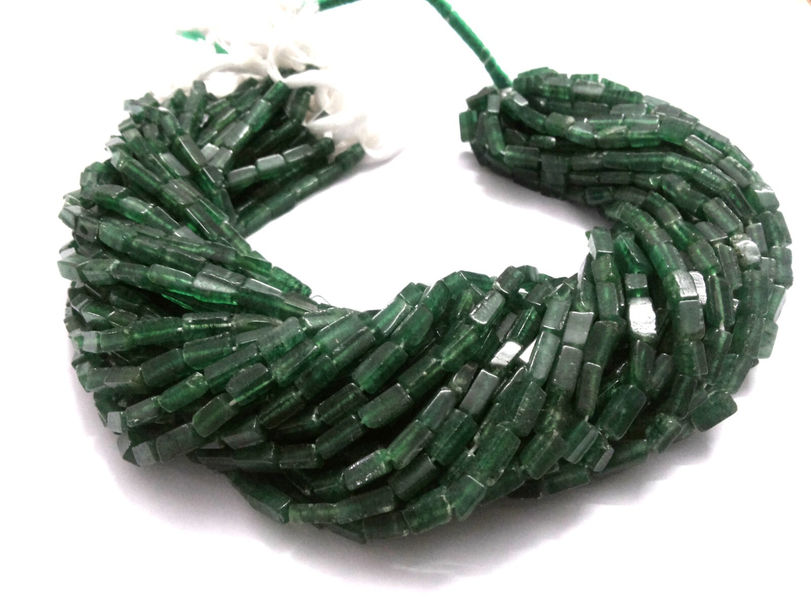 5 Strand Natural Multi Stone Square Smooth 4×7-5x8mm Natural Stone Beads 12″inch