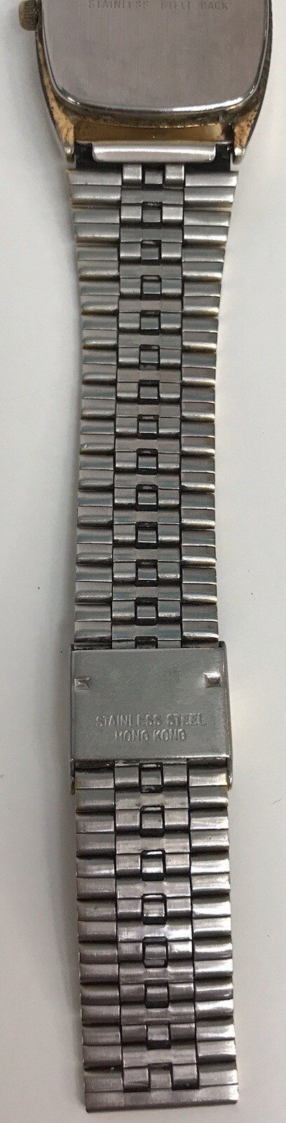 Vintage BENRUS Diamond Quartz Wristwatch Rectangle *Not Working*