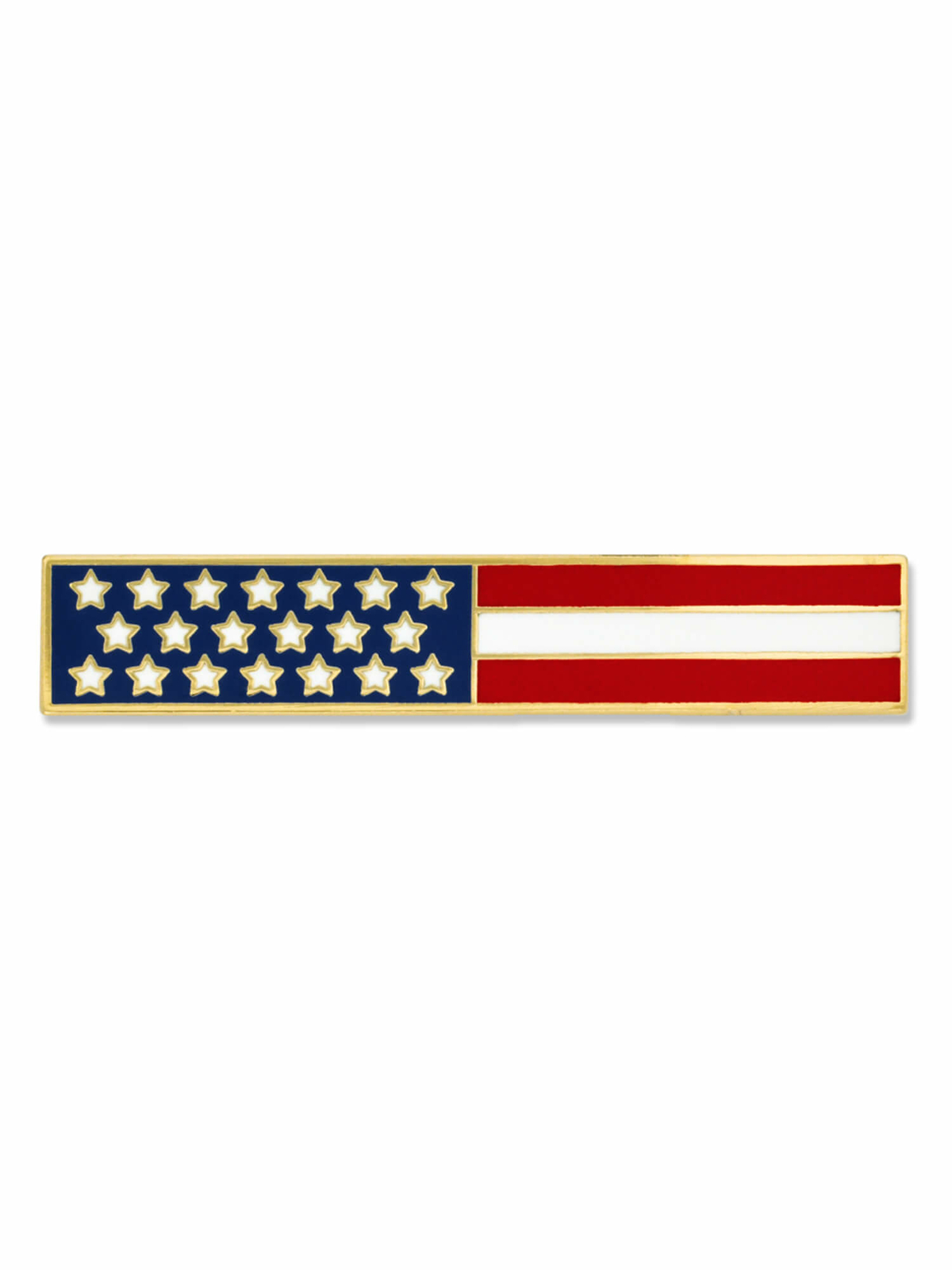 PinMart’s American Flag USA Citation Bar Police Officer Firefighter Lapel Pin