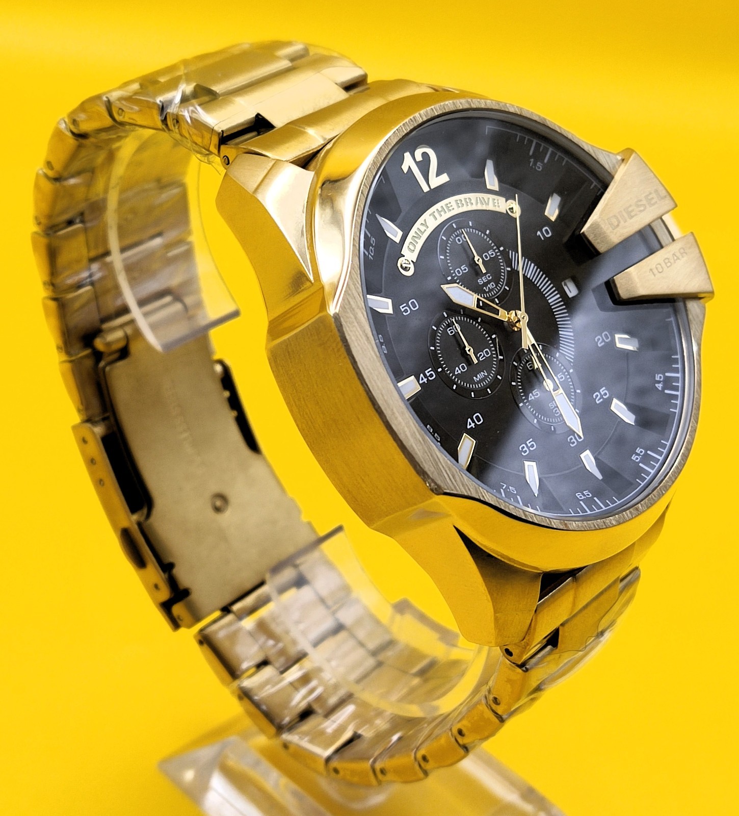Premium Diesel Only The Brave 10 Bar Black Dial Refurbished Men’s Wrist Watch