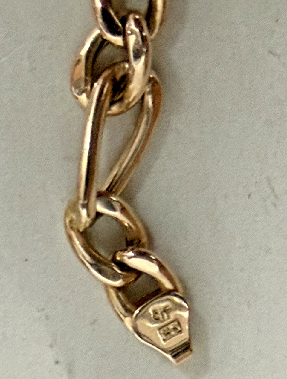 14kt Yellow Gold 20″ Figaro Chain Link Necklace 15.9g 5.7mm #1018574-1