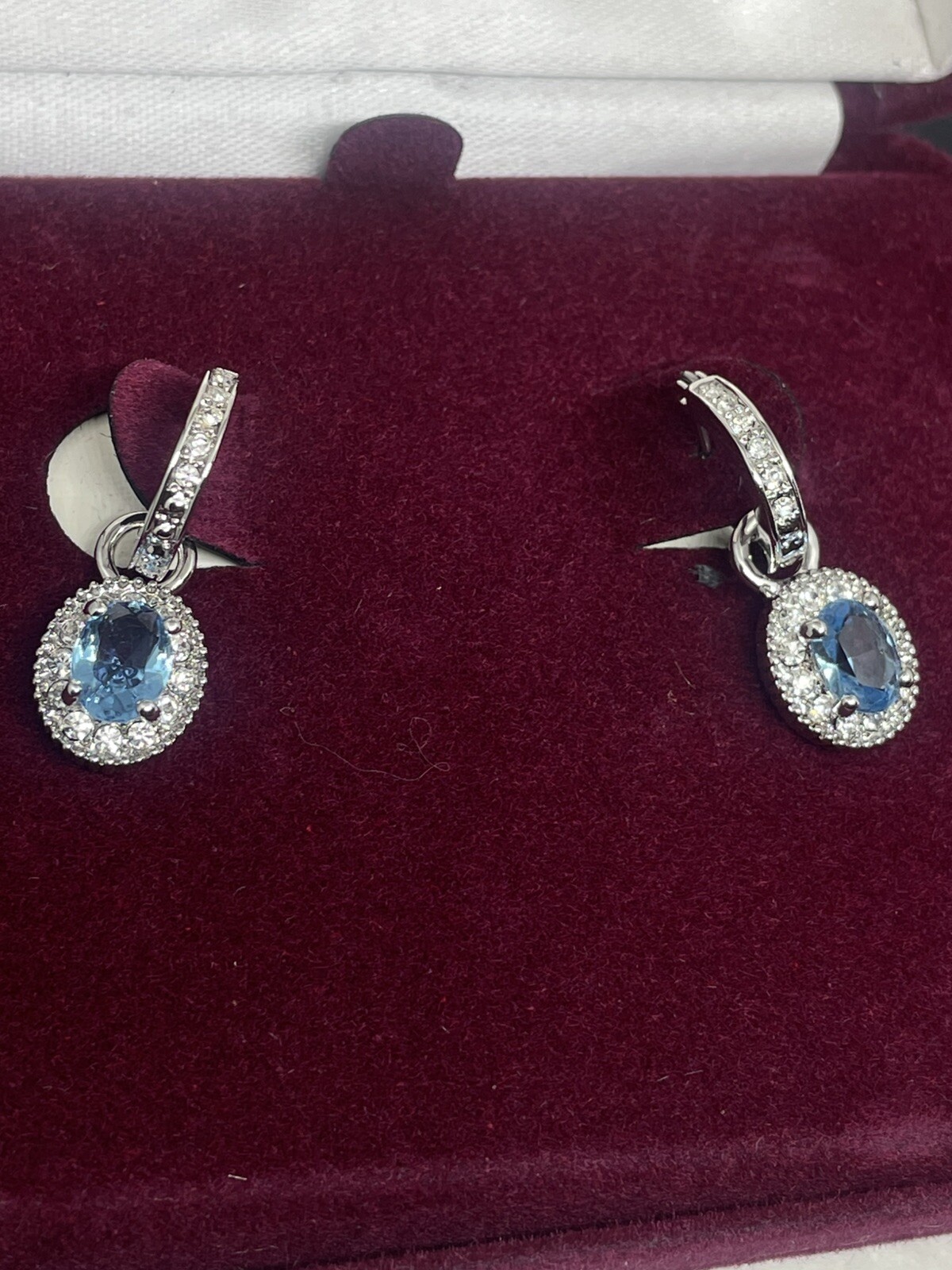VTG JBK Jacqueline Bouvier Kennedy Reproduction Convertible Earrings w/Box & COA