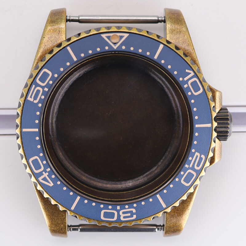 40mm Bronze Stainless Steel Watch Case For Seiko nh35 nh36 Movement 28.5mm Dial