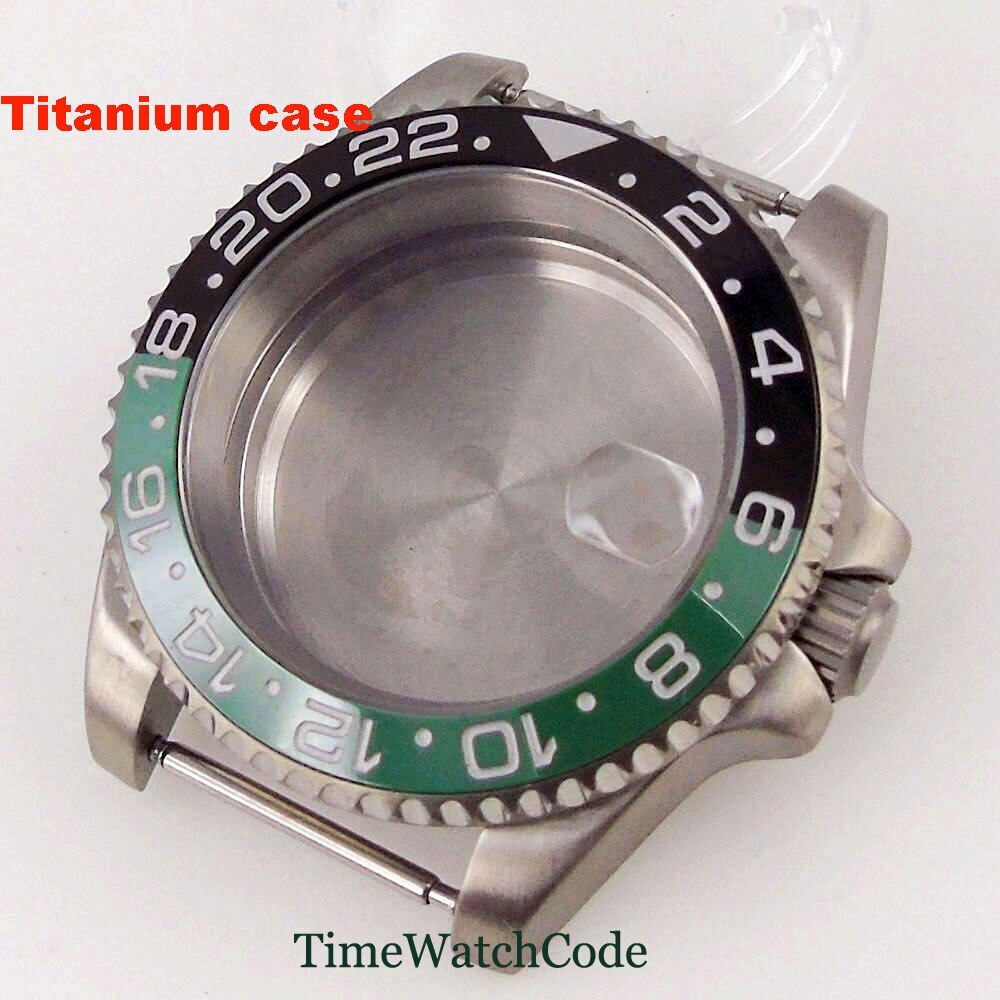 Titanium Watch Case 40mm 200m Waterproof Fit NH35 NH36 ETA2824 PT5000 Movement