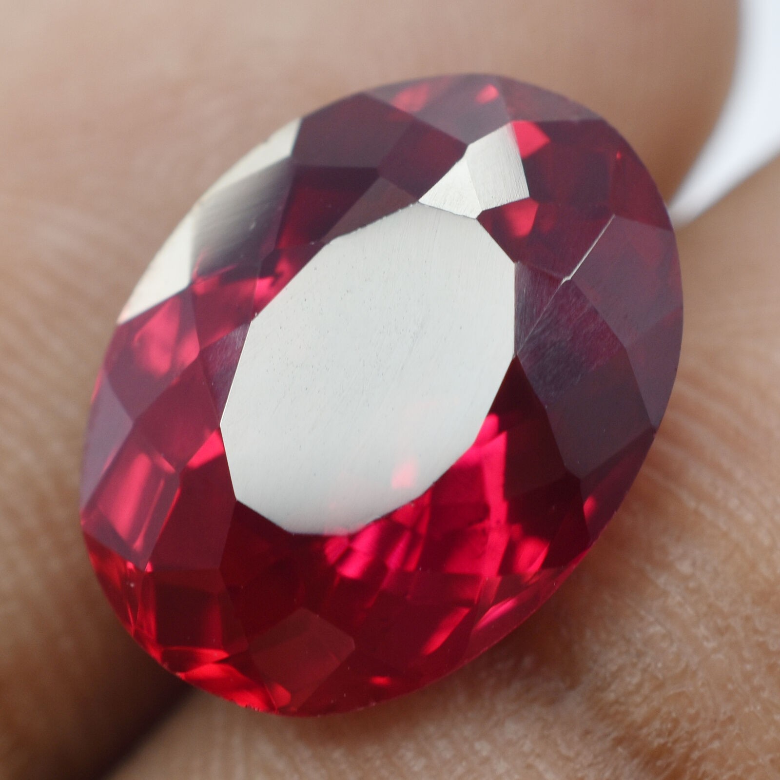 8.40 Ct Natural Burmese RED Ruby Oval Shape Flawless Loose Gemstone CERTIFIED