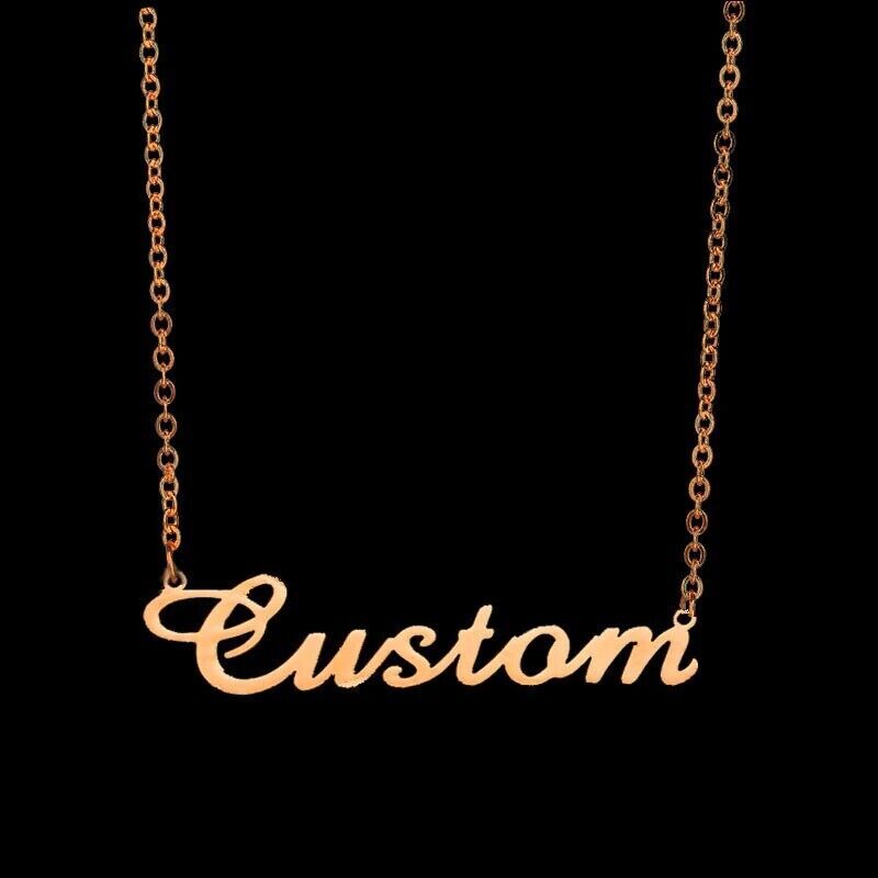 Arabic Custom Name Necklace Stainless Steel Nameplate Gift