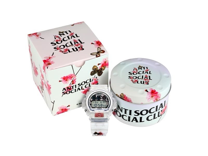 New Casio G-Shock x Anti Social Social Club Watch ASSC White – DW6900ASSC25-7