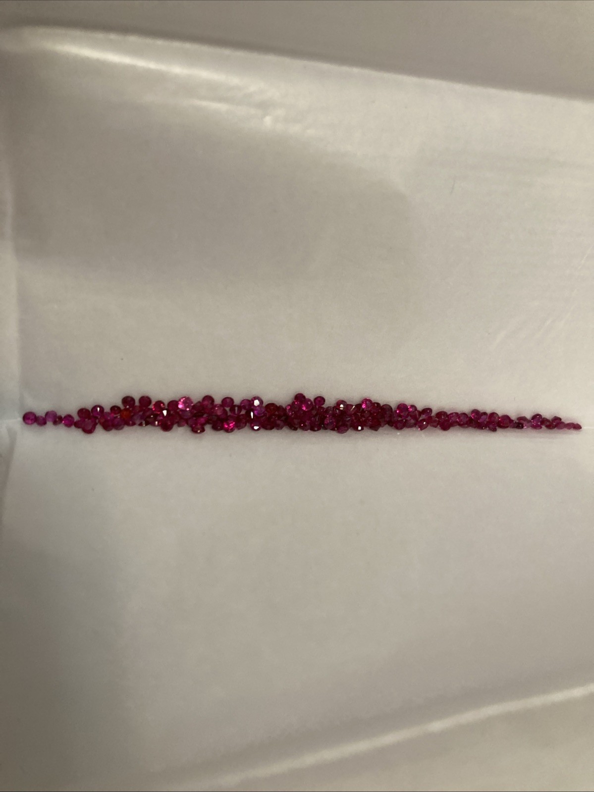 Natural Ruby 2.96Ct Round Cut Pinkish/Red Ruby Lot Of Natural Ruby Gemstone