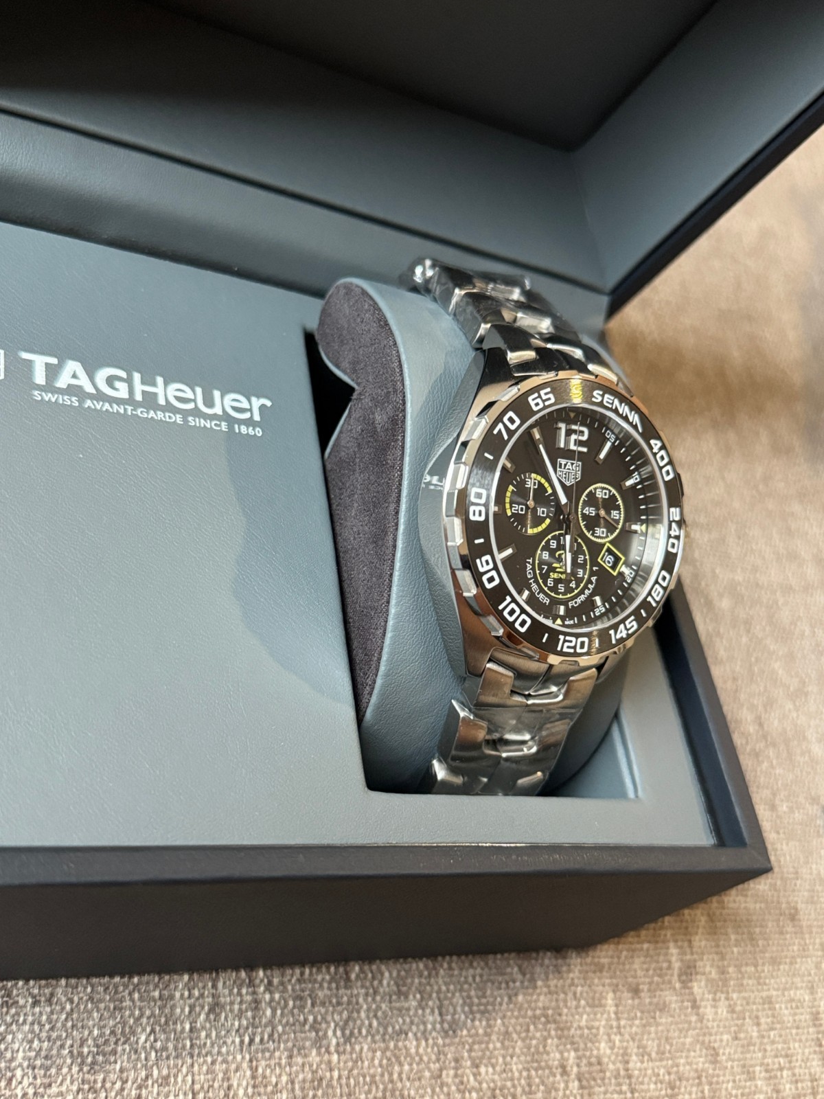 TAG HEUER Formula 1 Ayrton Senna Chronograph Quartz Men’s CAZ101AF