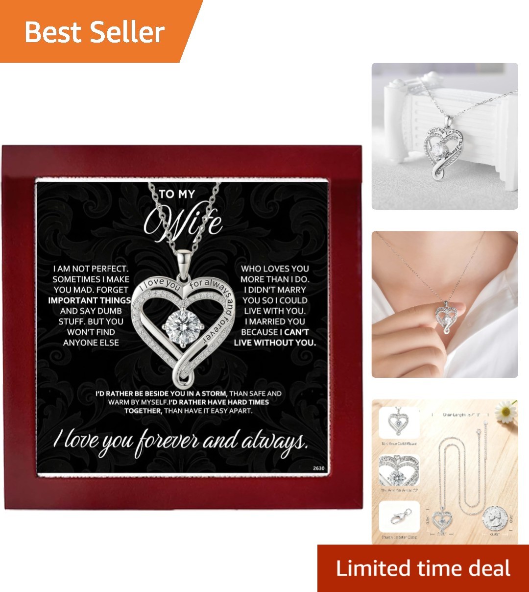 Engraved Necklace in Gift Box – Celebrate Your Love on Any Occasion