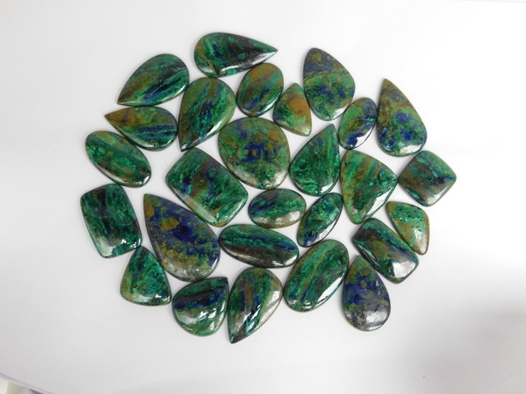 Natural Shattuckite Cabochon Gemstone For Making Jewelry Wholesale Lot 71333