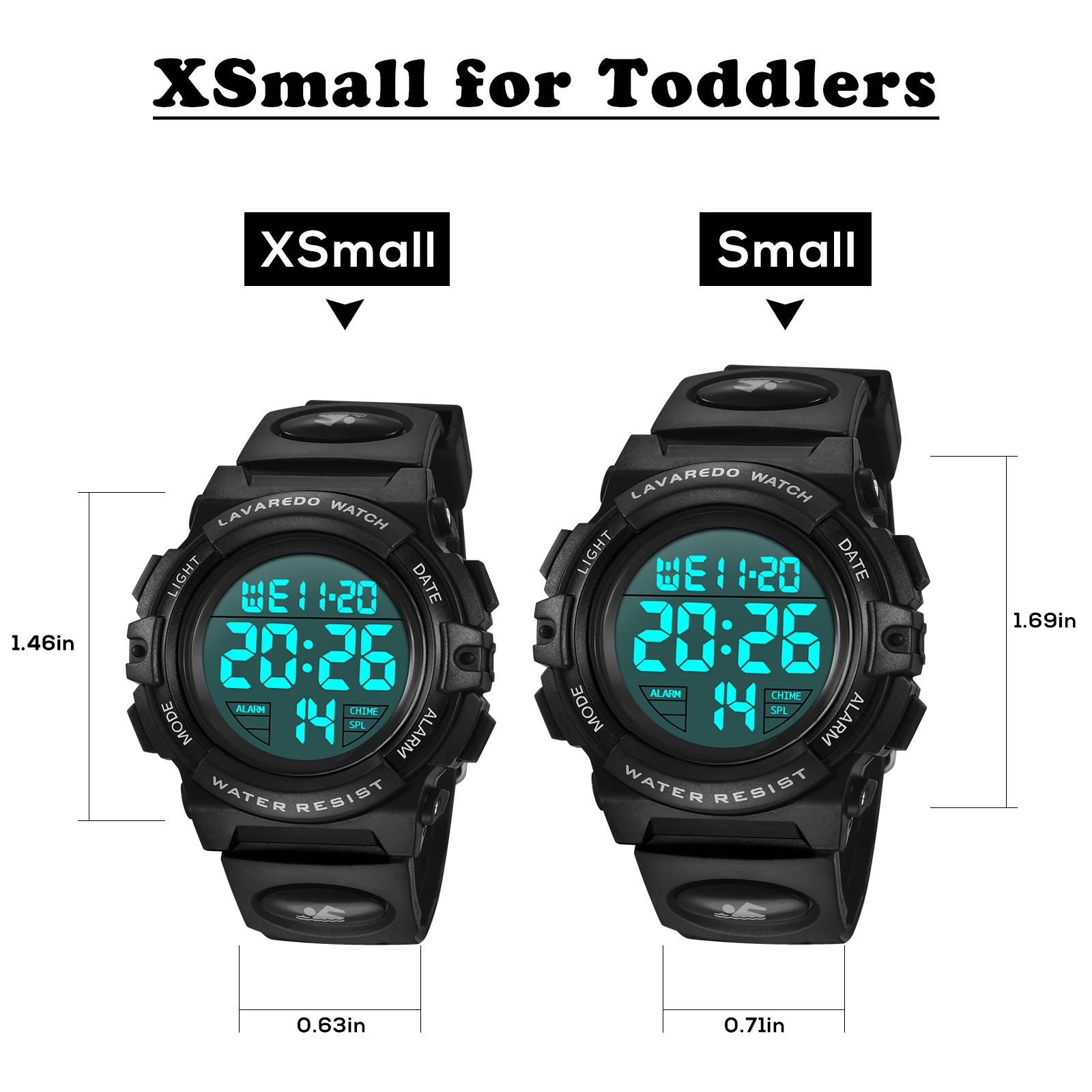 Digital Sports Watch for Age 4-15 Waterproof Watches with Alarm Stopwatch Wrist