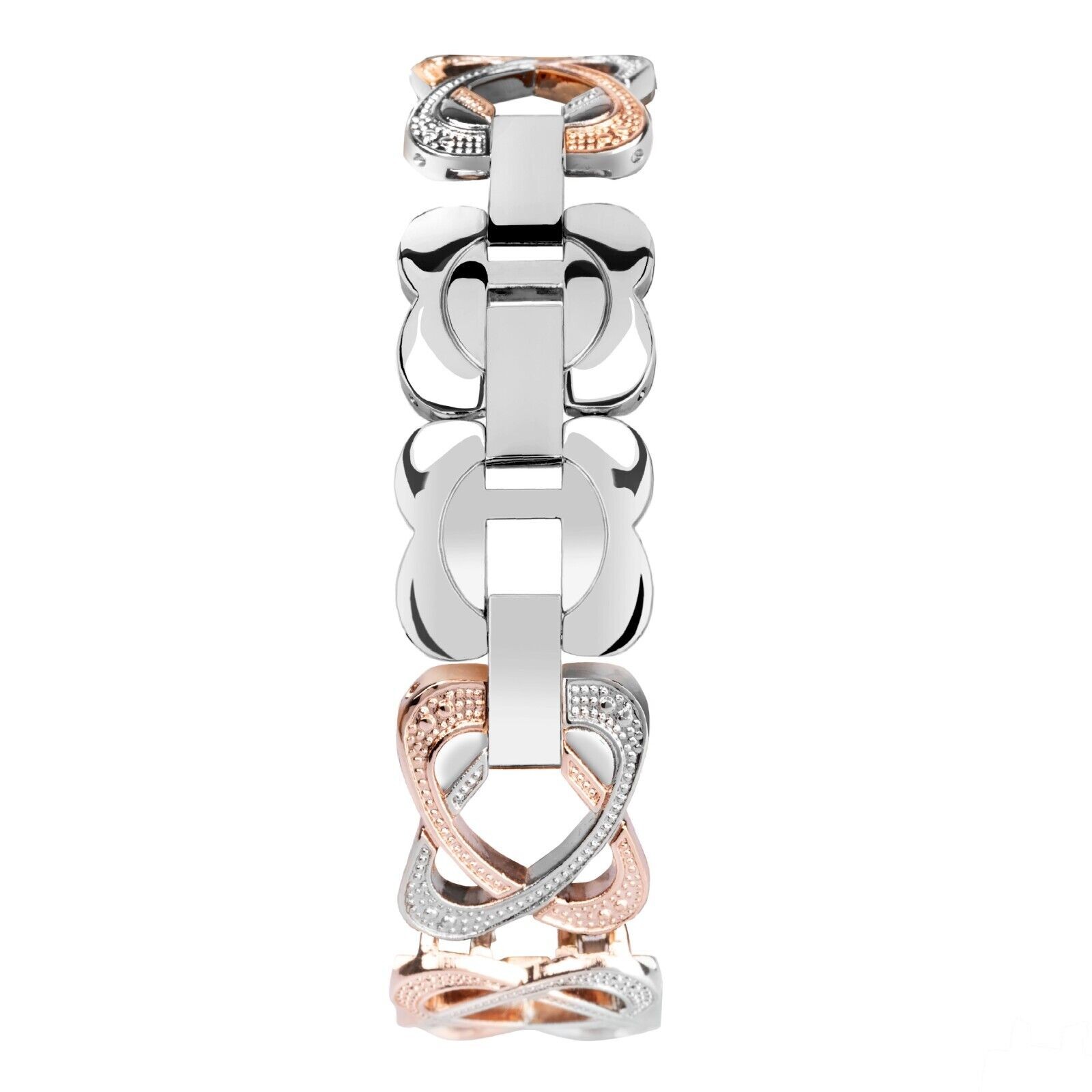 Sekonda Ladies Sparkle Hidden Hearts Rose Gold & Silver Watch Model 40601