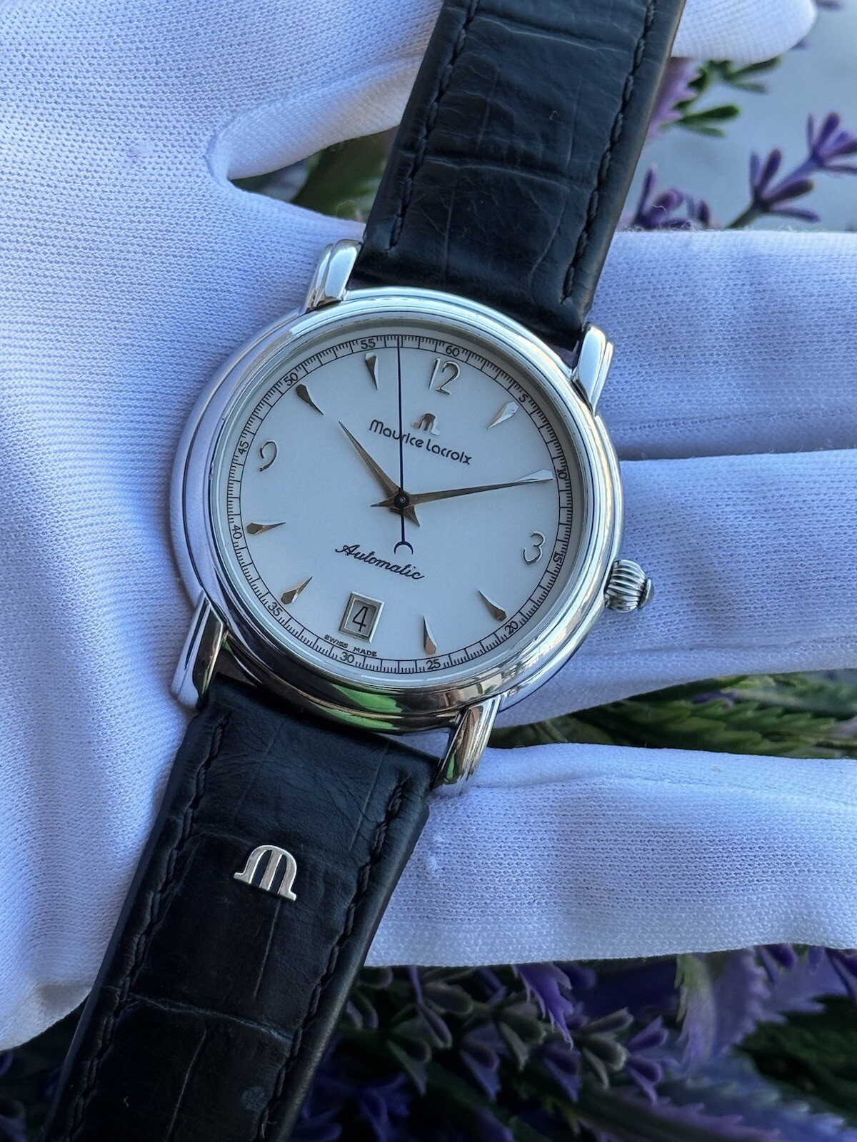 Maurice Lacroix Pontos Date Watch Automatic Mens 38mm Swiss Made 68775