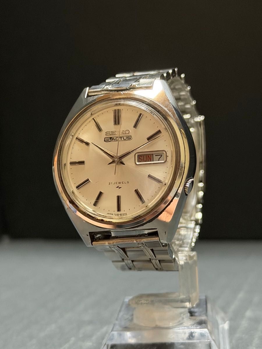 Condition SEIKO 5 Actus Automatic Men’s Watch Working SEIKO 5ACTUS Working