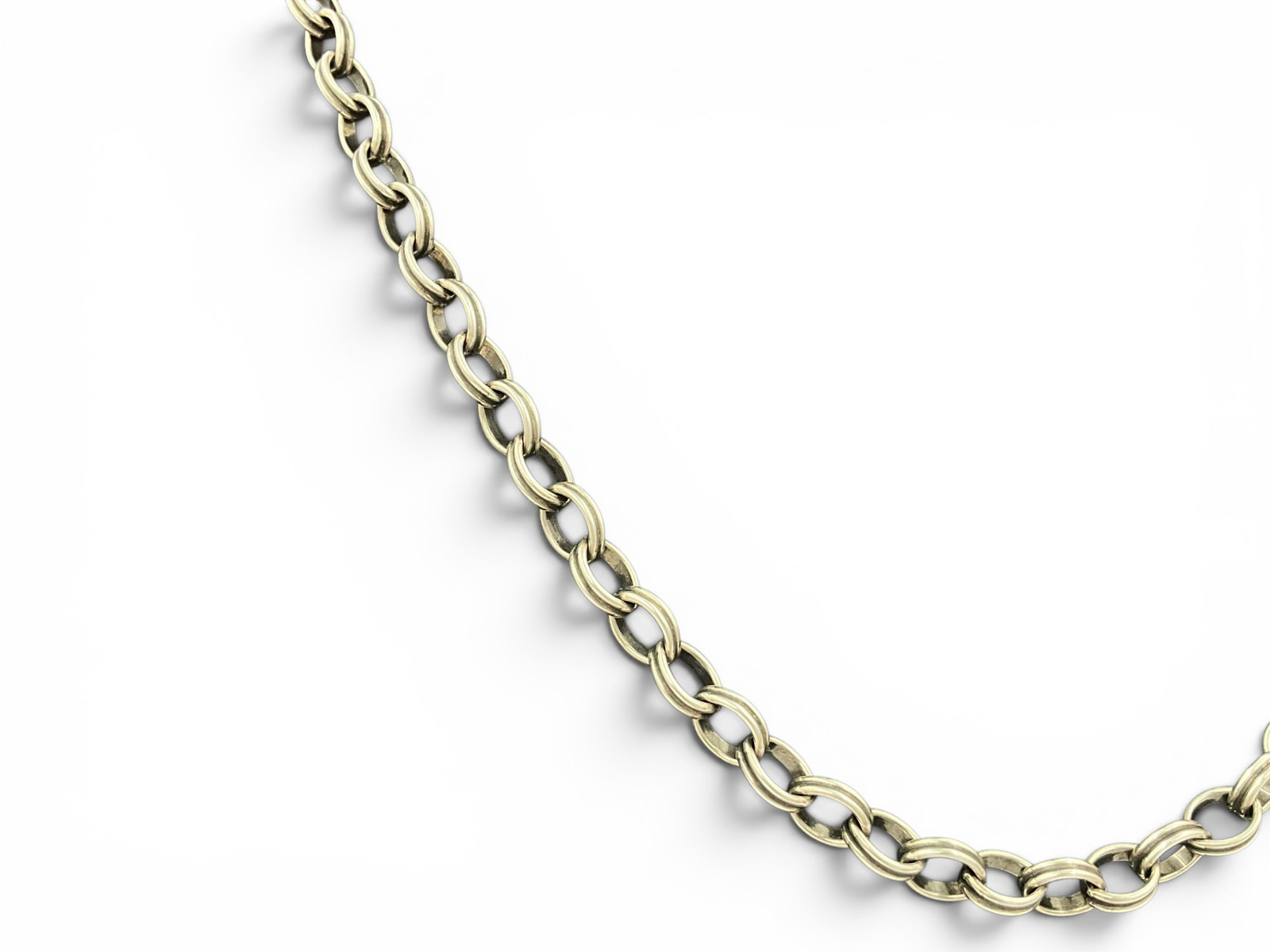 William Henry ‘Juno’ Sterling Silver Cable-Link Necklace — Men’s