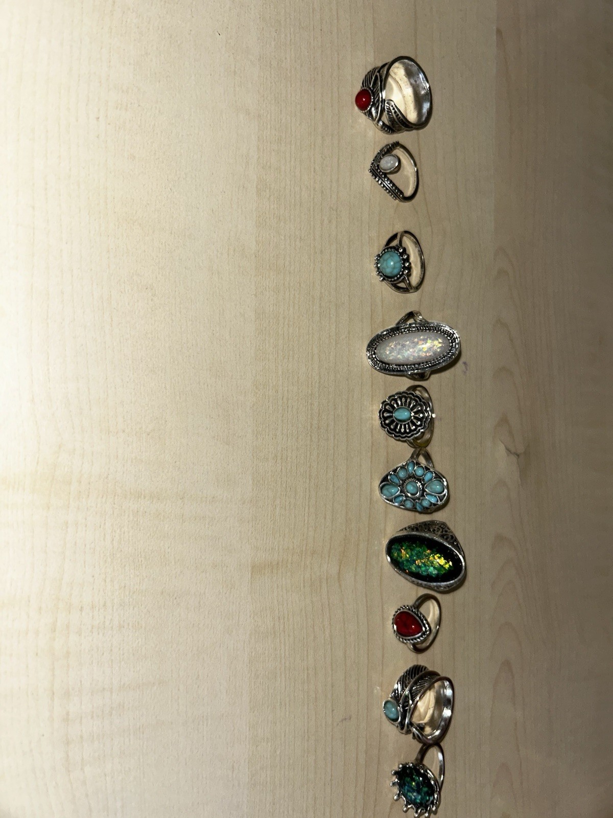 Women’s Various Sizes Pendant Necklaces and Rings