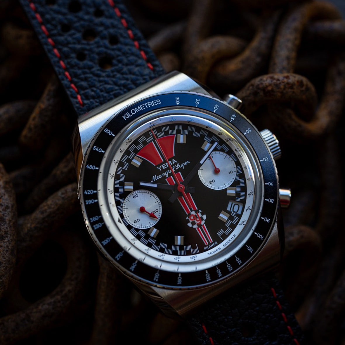 YEMA Meangraph Super Japan Ltd Edition to 500 YMEAN24JP-AA33LS Men’s Watch “NEW”